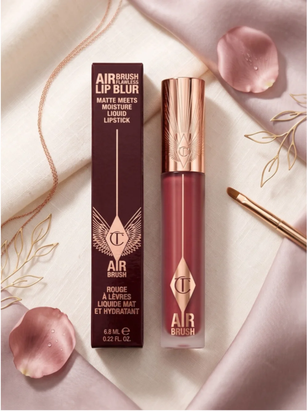 Charlotte Tilbury Airbrush Flawless Lip Blur Pillow Talk Blur NIB